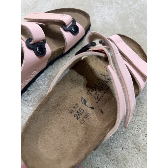 Birkenstock Madura Sandles Womens 7 245 Light Pink Birki's Two Strap - Picture 4 of 5
